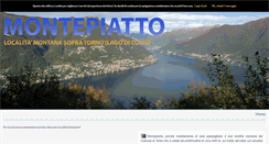 Desktop Screenshot of montepiatto.it