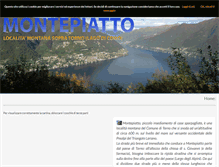 Tablet Screenshot of montepiatto.it